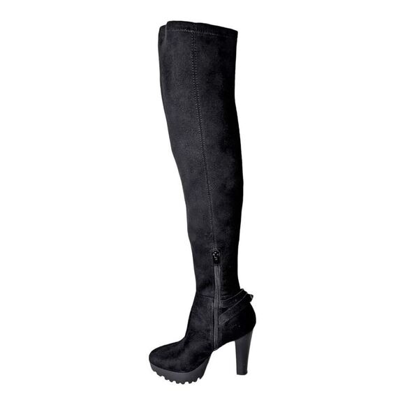 NWOB GUESS Cilantro 2 Over The Knee Platform Boot Size 6M - Picture 6 of 10